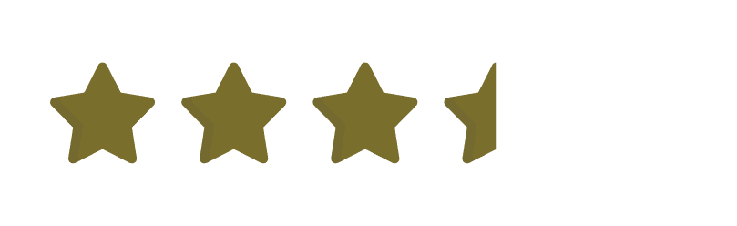 3-half-stars-getreskilled image of 3 and a half gold stars