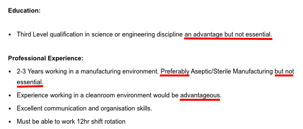 no-experience-example-6-getreskilled Example of a pharmaceutical job advert with no experience required