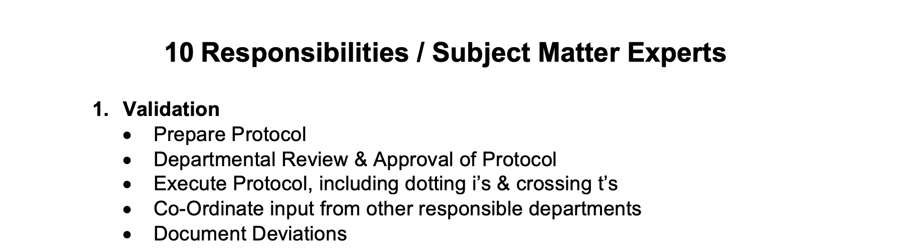 Responsibilities / Subject-Matter Experts GetReskilled