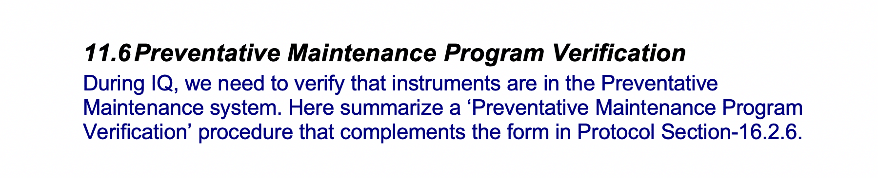 Preventative-Maintenance Program-Verification-GetReskilled