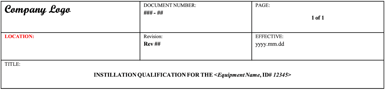 Document Format