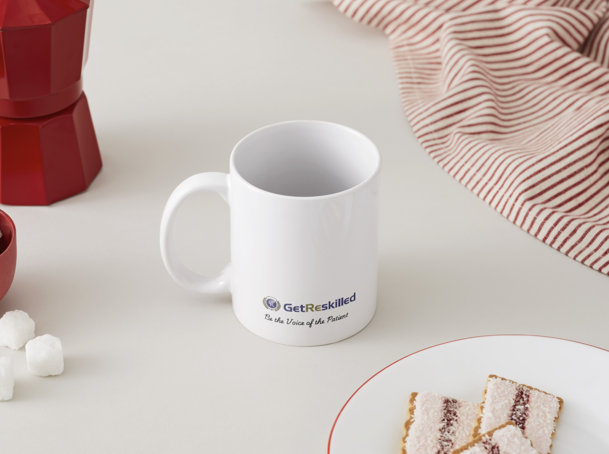 GetReskilled Mug - Lifestyle View 1